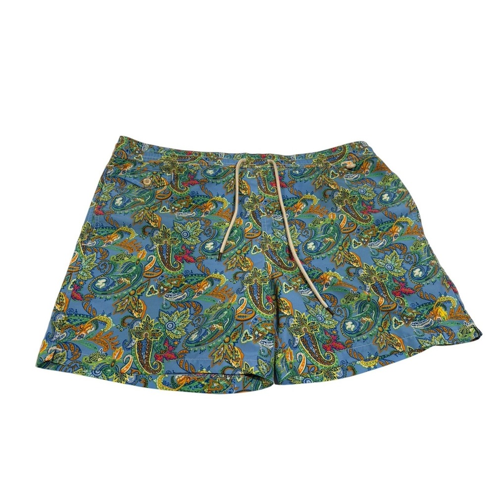 Polo Ralph Lauren Swim Shorts Paisley Print Drawstring Multicolor Men's XL